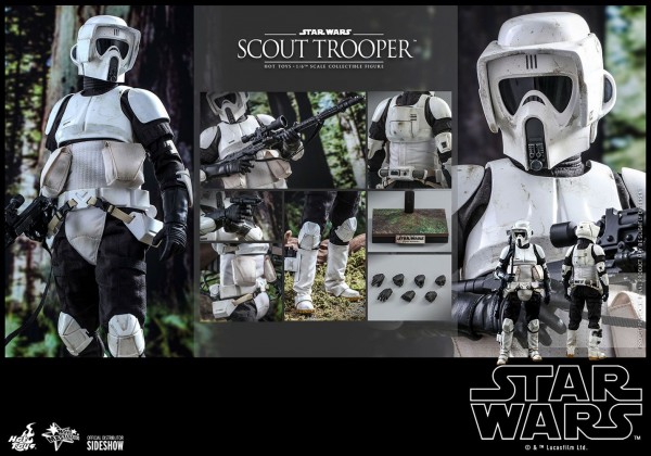 STAR WARS Episode VI Return of the Jedi - Scout Trooper HOT TOYS 1/6 - 30cm