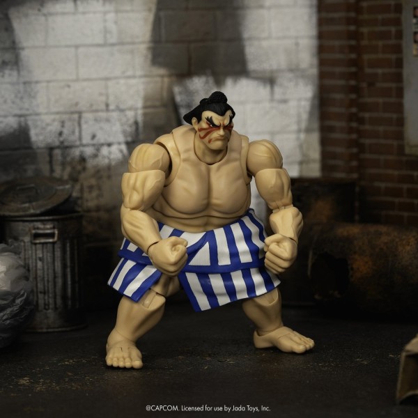 Ultra Street Fighter II: The Final Challengers E. Honda JADA Toys 1/12 16cm