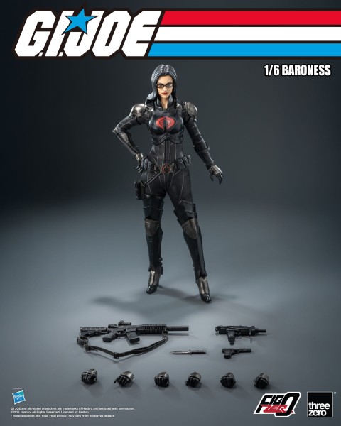 G.I. Joe FigZero Baroness ThreeZero 1/6 - 30 cm