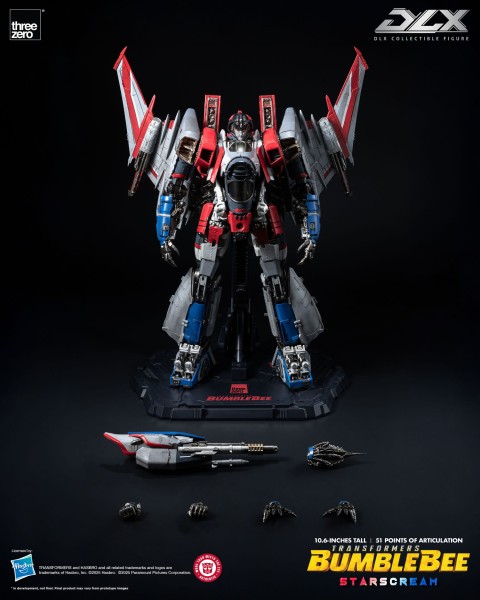 Transformers Bumblebee Starscream DLX ThreeZero 27 cm