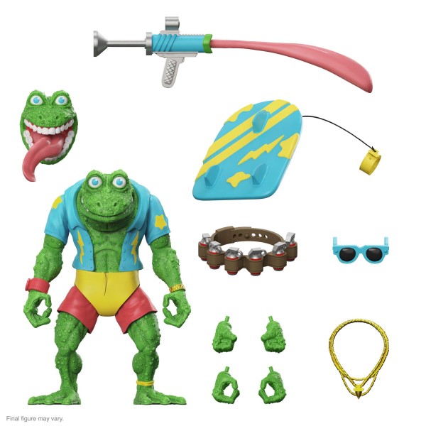 Teenage Mutant Ninja Turtles Ultimates Genghis Frog SUPER7 TMNT Ultimate 18cm
