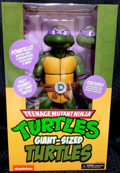 Teenage Mutant Ninja Turtles Donatello Giant-Size NECA TMNT Cartoon 1/4 - 38 cm