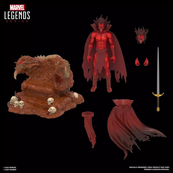 Marvel’s Mephisto mit Höllenthron HASBRO Marvel Legends 15cm