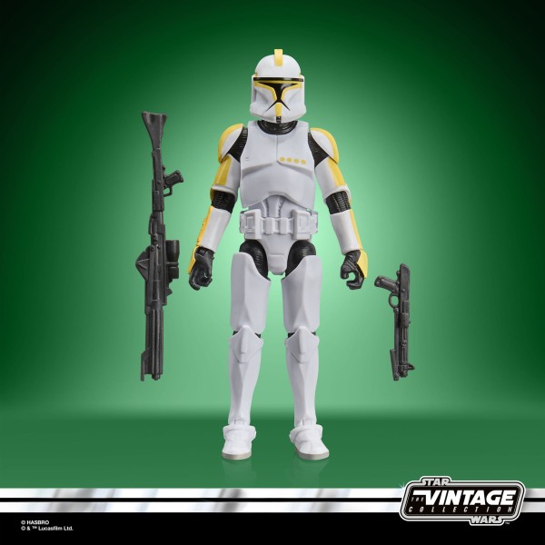 STAR WARS Episode II Clone Trooper Commander HASBRO Vintage Collection 10cm