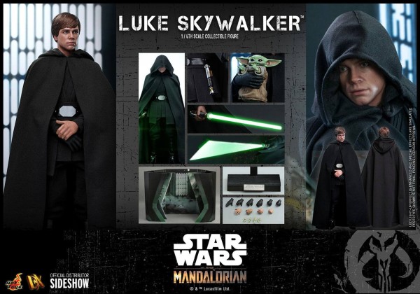 STAR WARS The Mandalorian - Luke Skywalker HOT TOYS 1/6 30cm