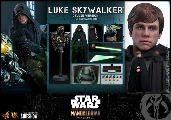 STAR WARS The Mandalorian - Luke Skywalker (Deluxe Version) HOT TOYS 1/6 30cm