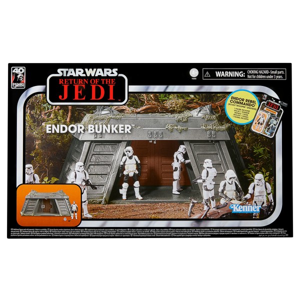 STAR WARS Episode VI Playset Endor Bunker mit Endor Rebel Commando (Scout Trooper Disguise) Hasbro V