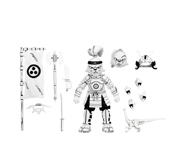 Teenage Mutant Ninja Turtles Samurai Usagi Yojimbo Black & White NECA 18cm