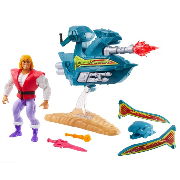 Masters of the Universe Prince Adam with Sky Sled MATTEL Origins 2020 14 cm