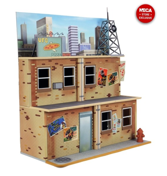 Teenage Mutant Ninja Turtles - Street Scene Diorama Cartoon NECA