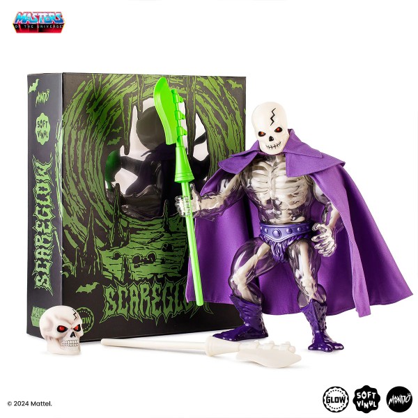 Masters of the Universe Scare Glow Soft Vinyl MONDO Timed limited Edition 38cm