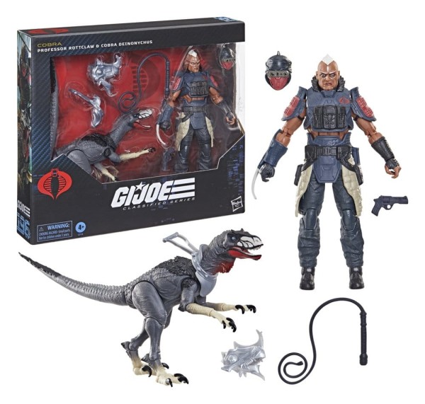 G.I. Joe Classified Series Actionfiguren 2er-Pack Professor Rottclaw & Cobra Deinonychus 15 cm
