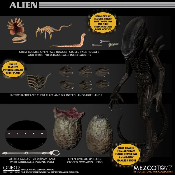 Alien - Alien MEZCO TOYS 1/12 18cm