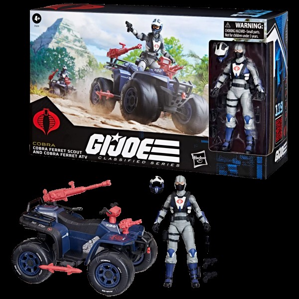 G.I. Joe - Cobra Ferret Scout & Ferret ATV HASBRO Classified Series 15cm (#119)