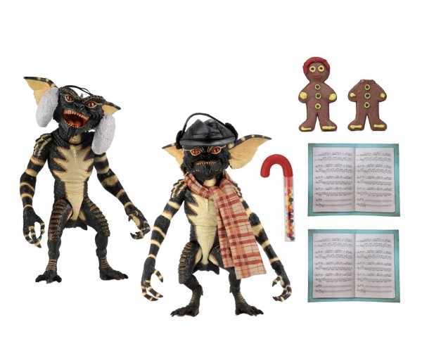GREMLINS Christmas Carol Winter Scene Set 2-Pack NECA 15cm
