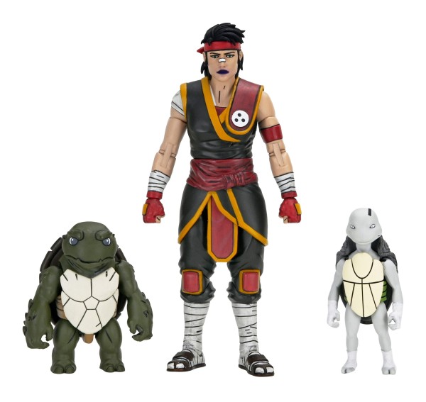 Teenage Mutant Ninja Turtles (The Last Ronin) Casey Marie + Baby Odyn & Uno NECA TMNT 17cm