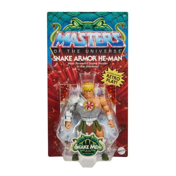 Masters of the Universe Snake Armor He-Man MATTEL Origins 14cm