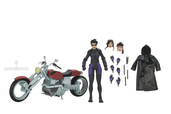 Teenage Mutant Ninja Turtles: The Last Ronin Casey Marie + Motorcycle NECA 18cm