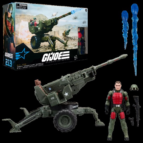 G.I. Joe Classified James Grand Slam Barney & H.A.L. Heavy Artillery Laser HASBRO