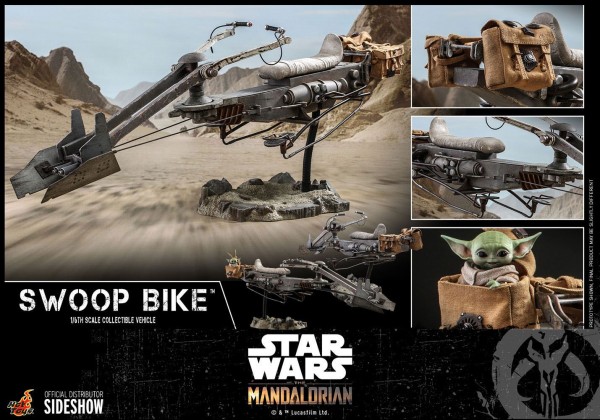 STAR WARS The Mandalorian - Swoop Bike HOT TOYS 1/6 59cm