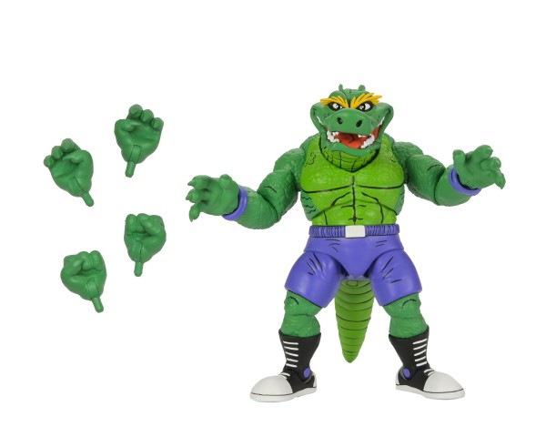 Teenage Mutant Ninja Turtles (Archie Comics) Stump Wrestling Leatherhead NECA TMNT 18cm