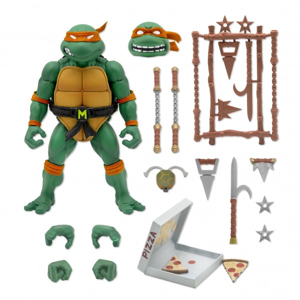 Teenage Mutant Ninja Turtles Ultimates Michelangelo SUPER7 TMNT Ultimate Wave 3