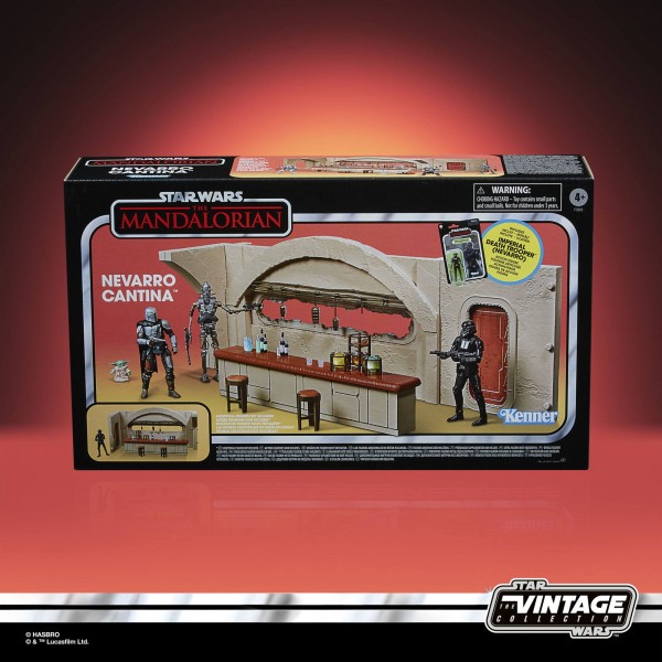Star Wars The Mandalorian Nevarro Cantina mit Imperial Death Trooper HASBRO The Vintage Collection