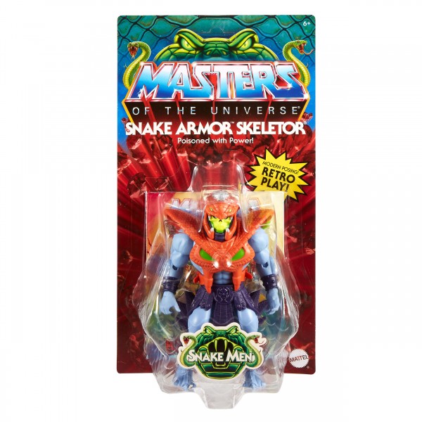 Masters of the Universe Snake Armor Skeletor MATTEL Origins 14cm