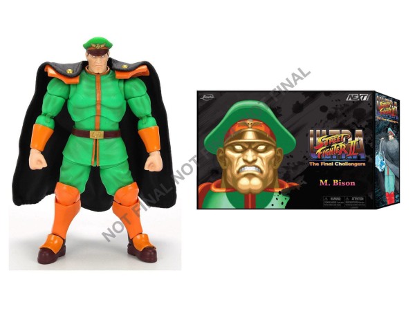 Ultra Street Fighter II: The Final Challengers M. Bison Deluxe JADA Toys 1/12 15cm
