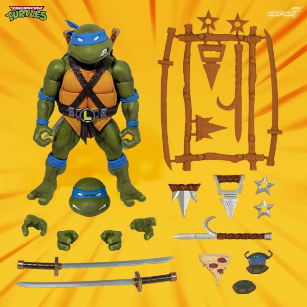 Teenage Mutant Ninja Turtles Ultimates Leonardo SUPER7 TMNT Wave 2
