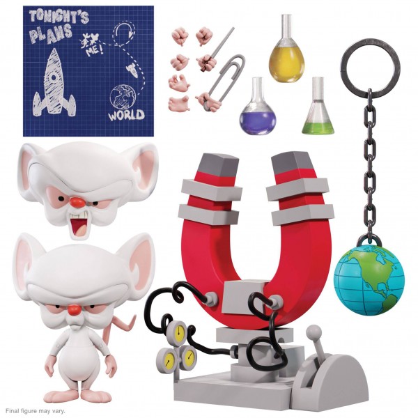 Pinky and the Brain Animaniacs Ultimates Brain SUPER7 Ultimate 18cm