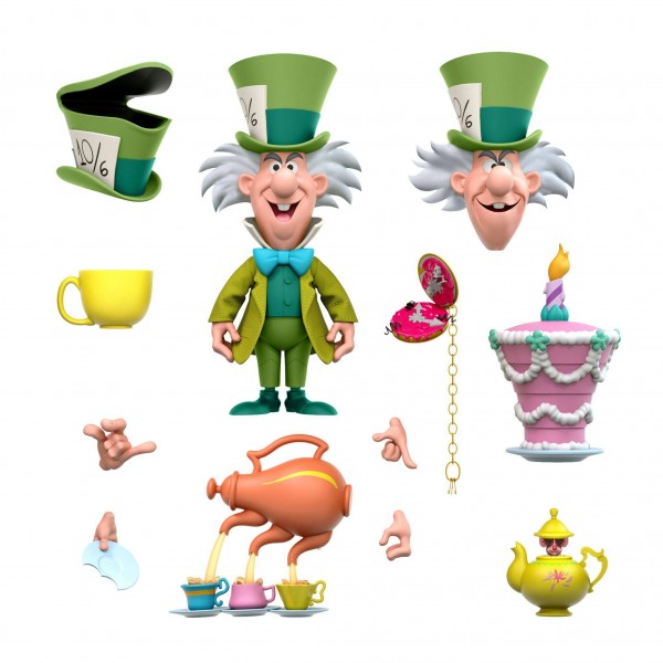 Disney Alice im Wunderland The Tea Time Mad Hatter SUPER7 Ultimates Ultimate 18cm