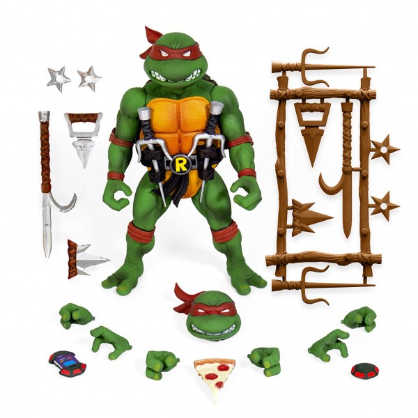 Teenage Mutant Ninja Turtles Ultimates Raphael SUPER7 TMNT Wave 1