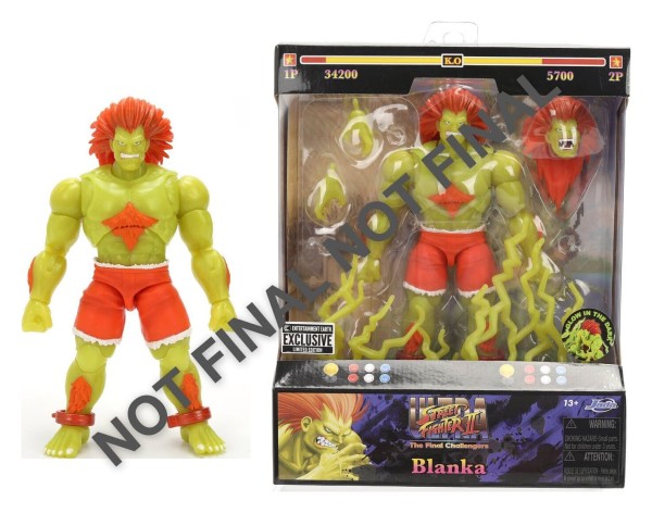 Ultra Street Fighter II: The Final Challengers Blanka GID JADA Toys 1/12 19cm