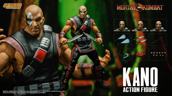 MORTAL KOMBAT Kano STROM COLLECTIBLES 1/12 18cm