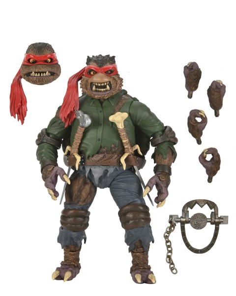 Universal Monsters x Teenage Mutant Ninja Turtles Raphael as The Wolfman NECA Ultimates 18cm