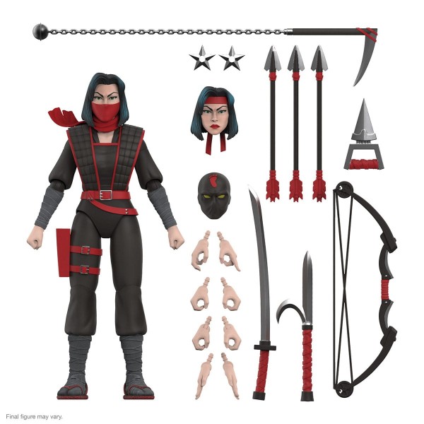 Teenage Mutant Ninja Turtles Ultimates Karai SUPER7 TMNT Ultimate 18cm