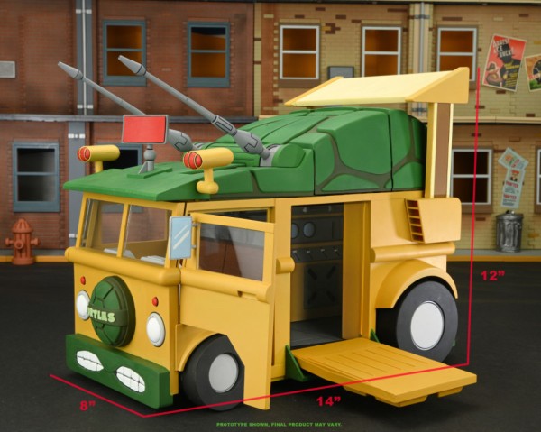 Teenage Mutant Ninja Turtles - The Turtle Van - NECA Cartoon exclusive TMNT 7"