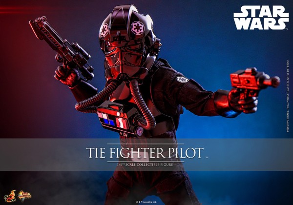 STAR WARS Movie Masterpiece TIE fighter Pilot HOT TOYS 1/6 - 30cm