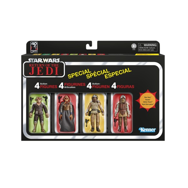 STAR WARS Episode VI Jabba's Court Denizens 4-Pack HASBRO Vintage Collection 10cm