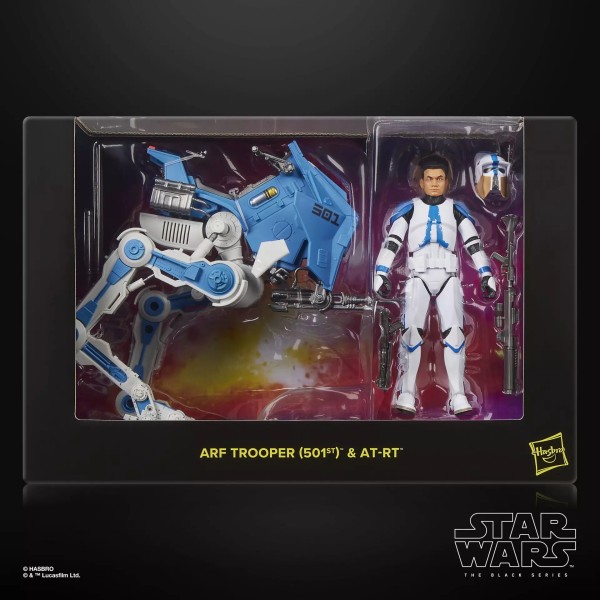 STAR WARS ARF Trooper (501st) & AT-RT HASBRO Black Series 15 cm