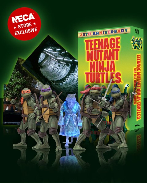 Teenage Mutant Ninja Turtles - 1990 MOVIE - 35TH ANNIVERSARY (5-Pack) NECA TMNT