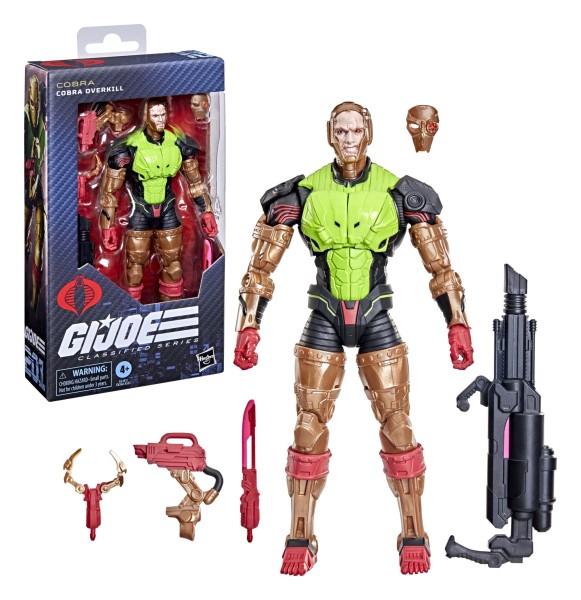 G.I. Joe - #201 Cobra Overkill HASBRO Classified Series 15cm