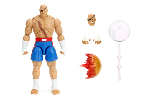 Ultra Street Fighter II: The Final Challengers Sagat JADA Toys 1/12 19cm